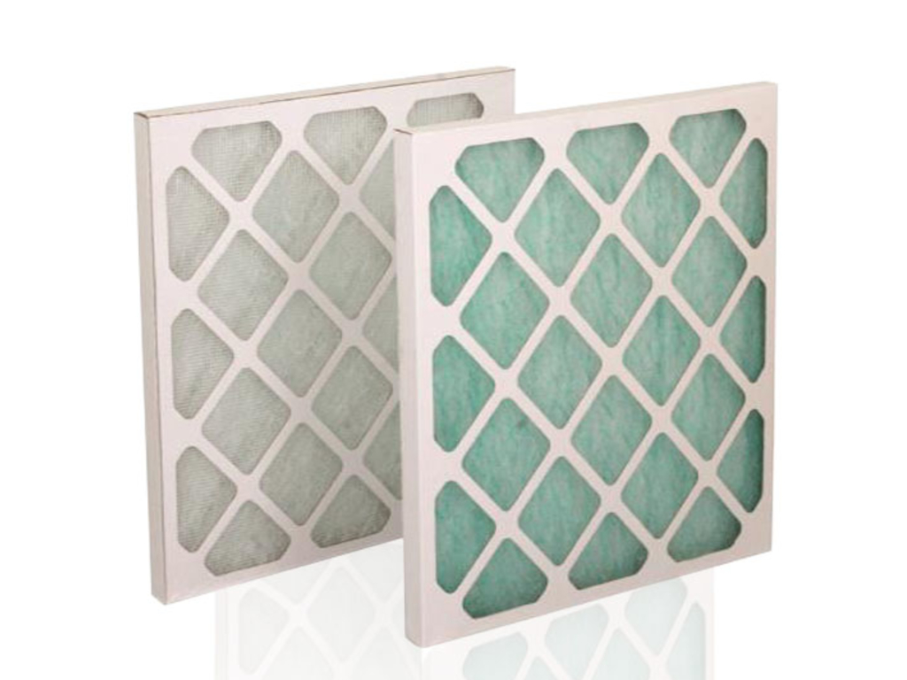 PF GLAS KART - Panelfilter aus Glasfaser mit Filterklasse G3 / COARSE >40% und 2800 m³/h Luftvolumen.