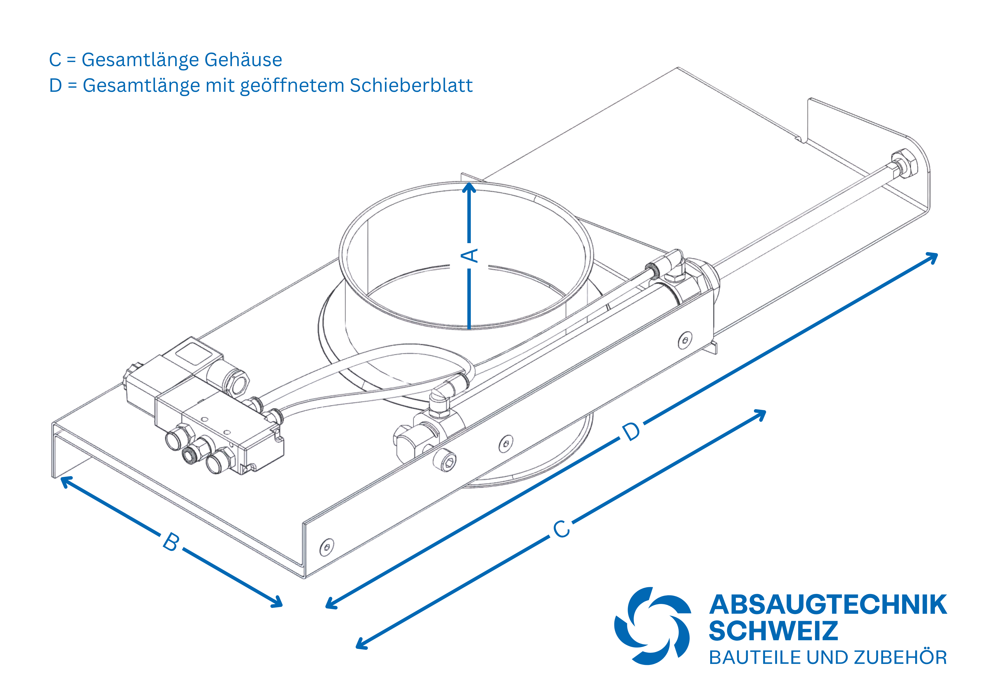 Pneumatischer Schieber