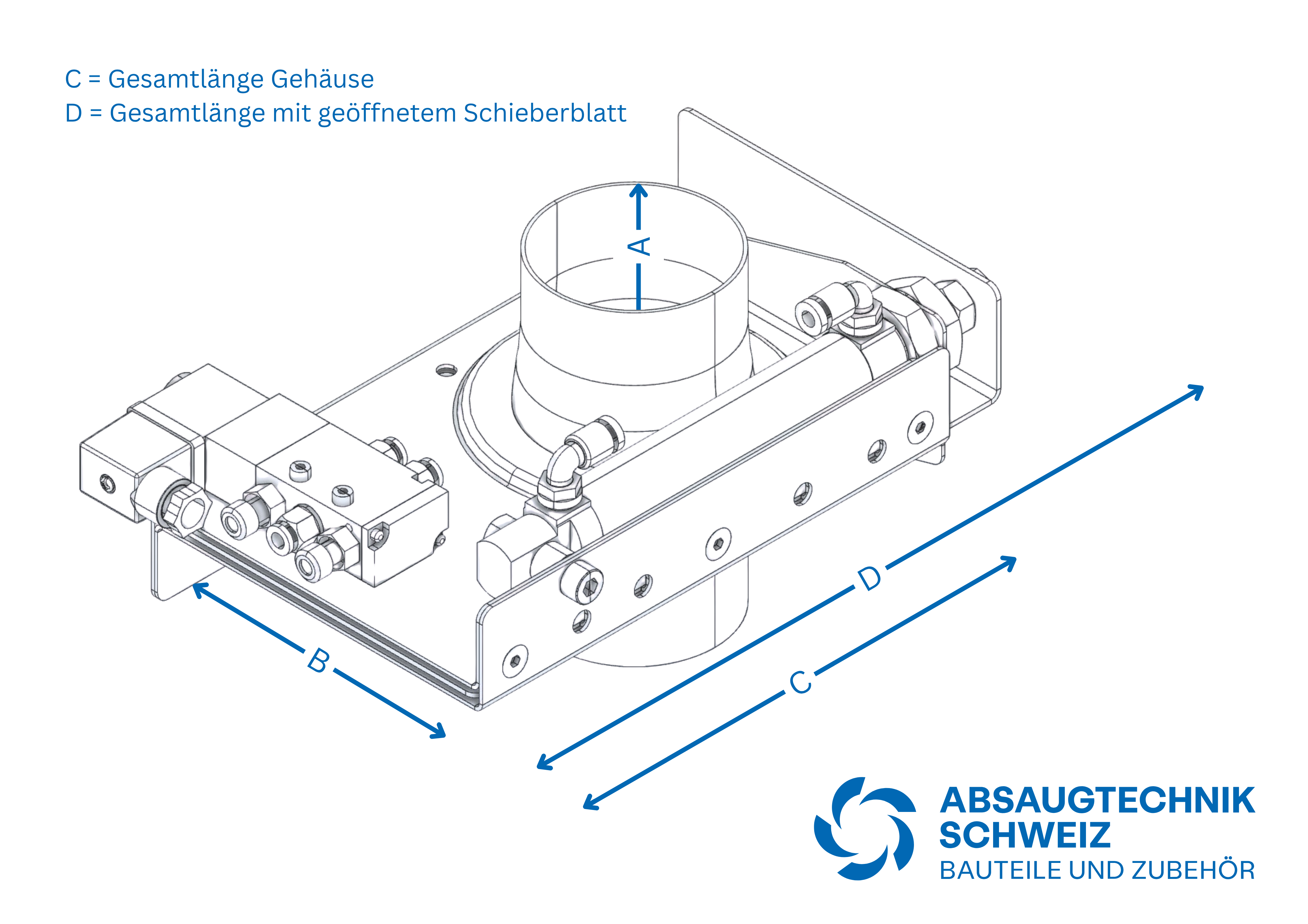 ADWPH – Pneumatischer Hochvakuum-Schieber