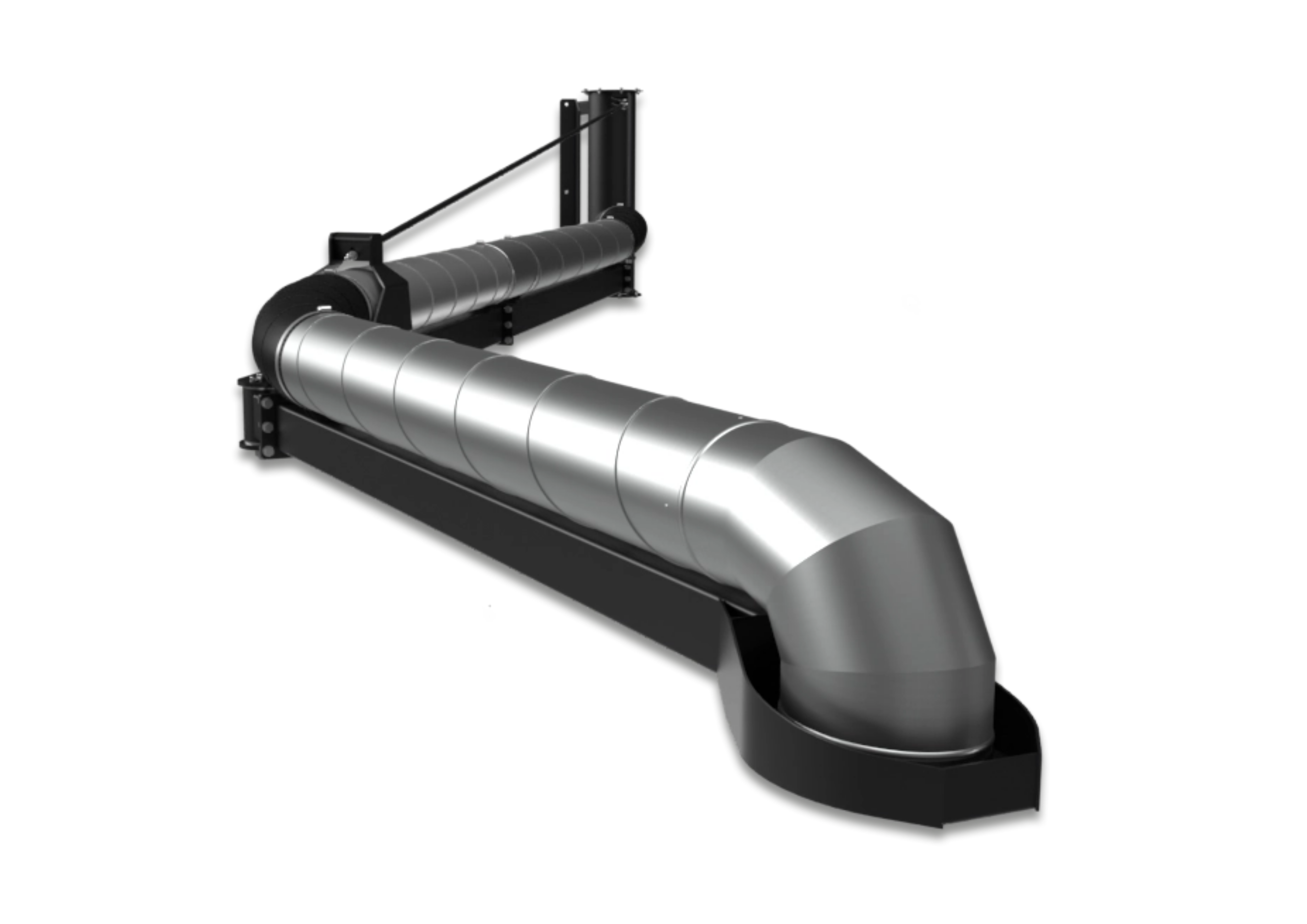 Schwenkausleger Ø 160mm mit zwei Drehpunkten, Ausladung 3m (2+1m) schwenkausleger-2-drehpunkte