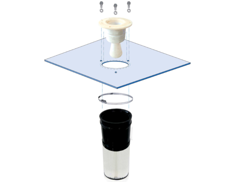 Filterpatrone D = 125 / H = 1535