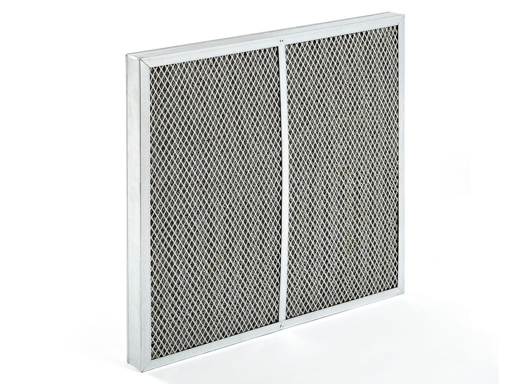 PF MET GALV - Panelfilter aus Metallgestrick mit Filterklasse G3 / COARSE >40 und 3400 m³/h Luftvolumen.