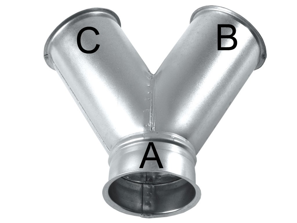 Hosenstück 30 Grad A=280 B=000 C=000