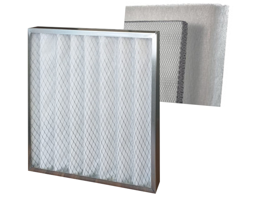 PF GLAS 300 - Panelfilter aus Glasfaser mit Filterklasse G4 und 0,35 m² Filterfläche.